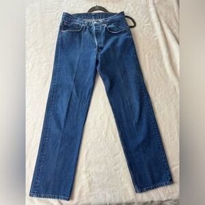 Levi’s Jeans W32 L32 Made in the USA Medium Blue Retro 90s Dad Vtg